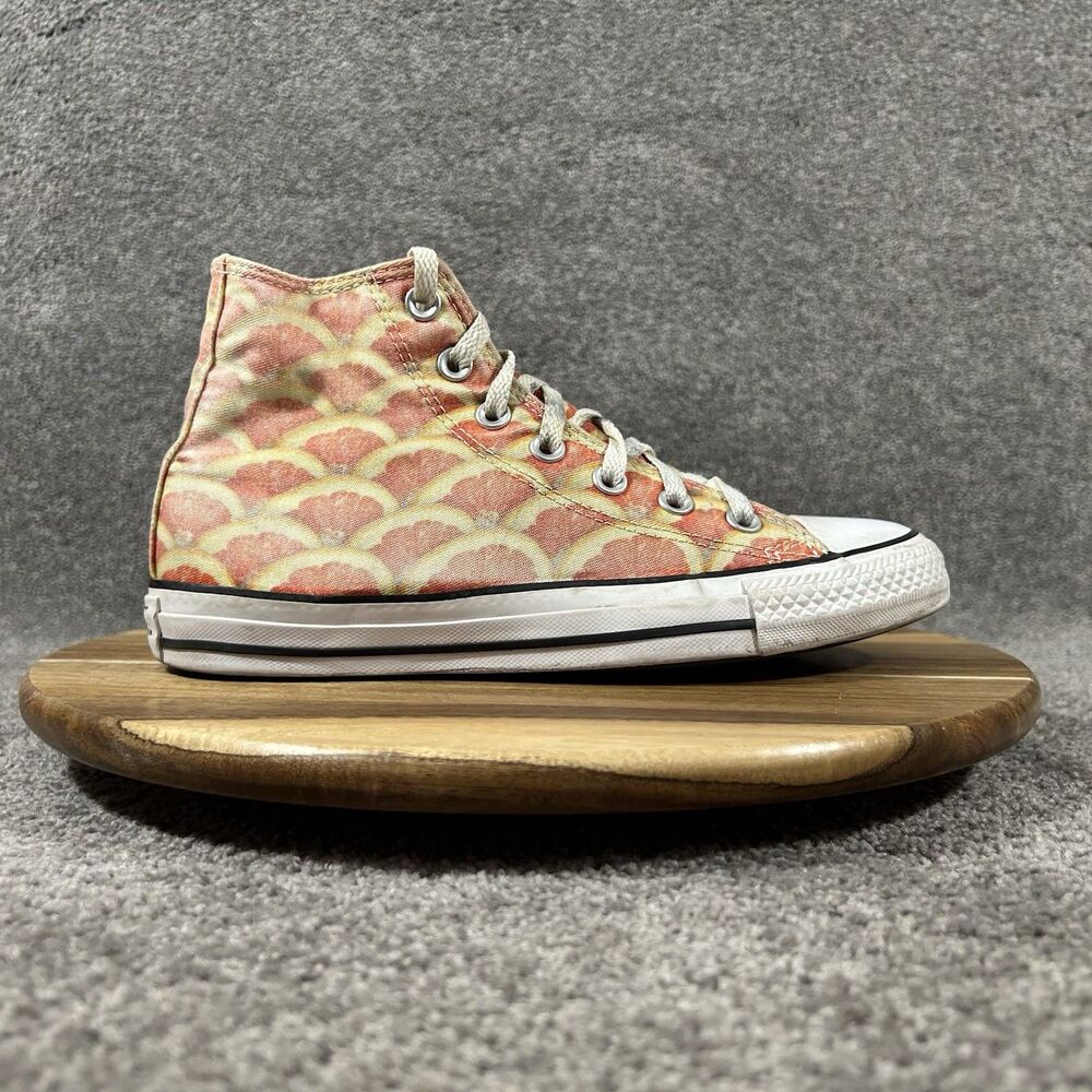 Converse Chuck Taylor All Star Hi 154459C Women’s Size 7.5 Orange Slices Shoes